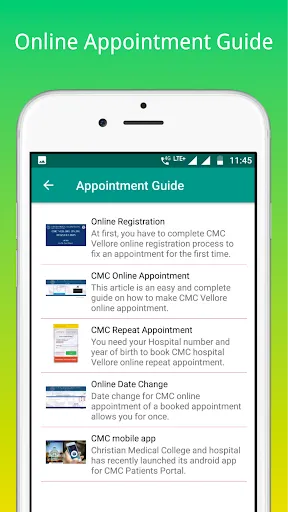 Скриншот 5 — CMC Vellore Patient Guide