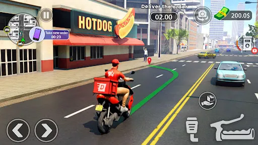 Скриншот 1 — Urban Food Delivery Game
