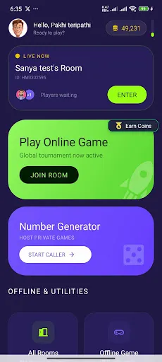 Скриншот 1 — Housie Tambola NumberGenerator