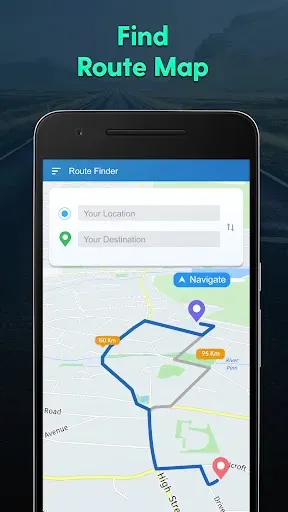 Скриншот 1 — GPS Navigation, Map Directions