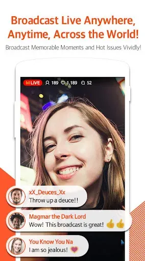 Скриншот 1 — Mobizen Live