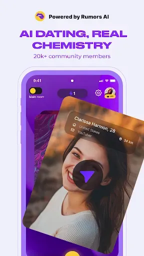 Скриншот 1 — Rumors Dating