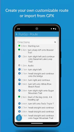 Скриншот 6 — RunGo: voice-guided run routes