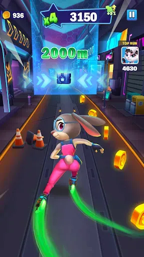Скриншот 4 — Runner Heroes: Endless Skating