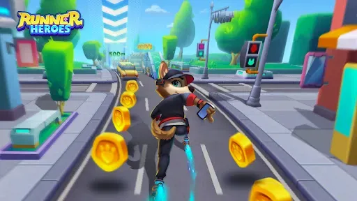 Скриншот 6 — Runner Heroes: Endless Skating