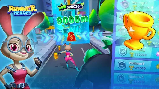 Скриншот 7 — Runner Heroes: Endless Skating