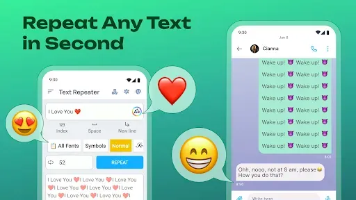 Скриншот 1 — Text Repeater: Repeat Text 10K