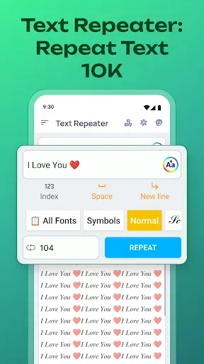 Скриншот 3 — Text Repeater: Repeat Text 10K