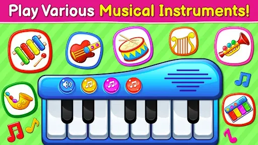 Скриншот 2 — Baby Games: Piano & Baby Phone