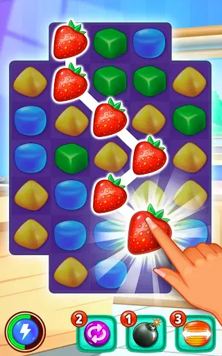 Скриншот 1 — Gummy Paradise: Матч 3