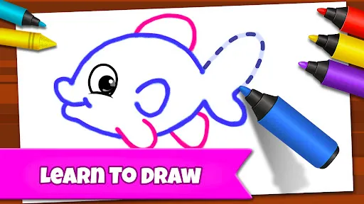 Скриншот 4 — Drawing Games: Draw & Color