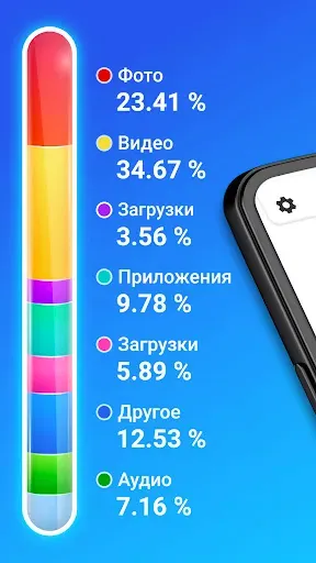 Скриншот 2 — Очиститель Телефона: Очистка