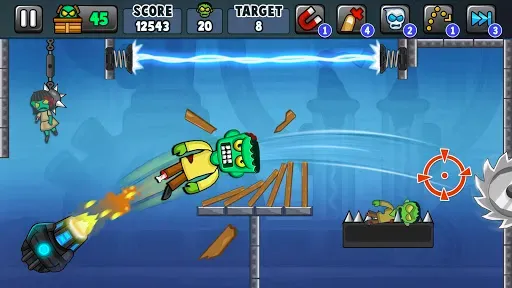 Скриншот 1 — Zombie Ragdoll Зомби-стрелялка