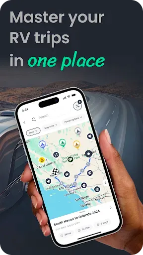 Скриншот 1 — RVista: RV & Road Trip Planner
