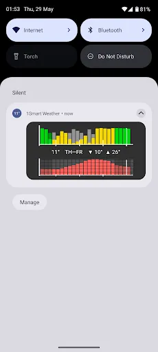 Скриншот 4 — 1Smart Weather Easy Forecast