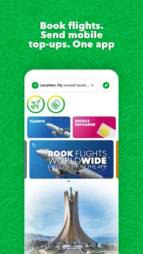Скриншот 1 — Wajeez: Book Flights & more