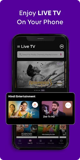 Скриншот 2 — Tata Play - Live TV & DTH Pack