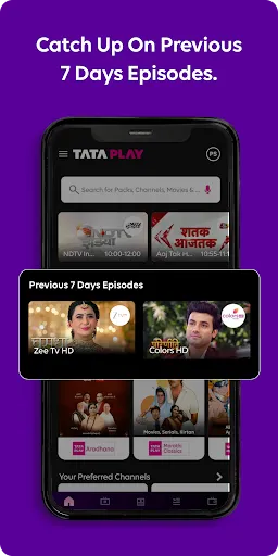 Скриншот 3 — Tata Play - Live TV & DTH Pack