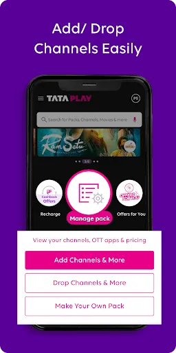 Скриншот 5 — Tata Play - Live TV & DTH Pack
