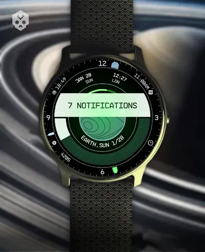 Скриншот 3 — Planet in stars Watch Face