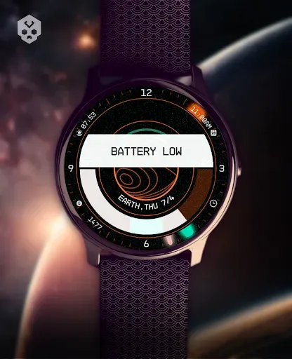 Скриншот 5 — Planet in stars Watch Face