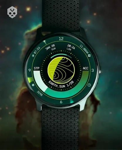 Скриншот 6 — Planet in stars Watch Face