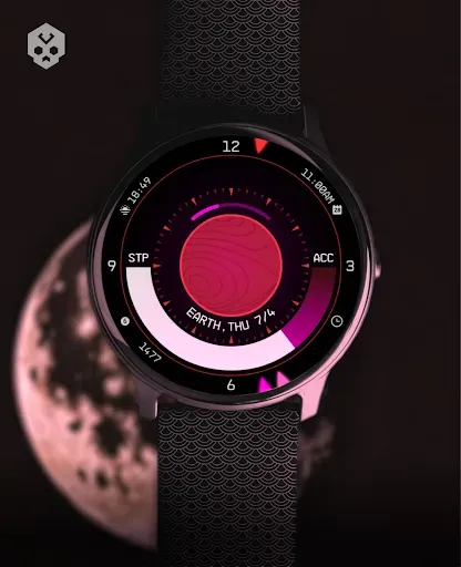 Скриншот 7 — Planet in stars Watch Face