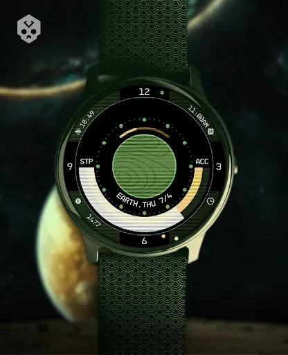 Скриншот 8 — Planet in stars Watch Face