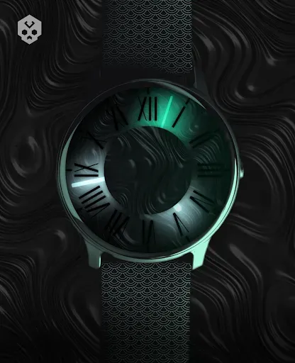 Скриншот 2 — Dark Metal Saber Watch Face