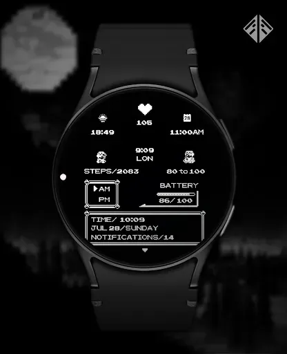 Скриншот 3 — Poke Pixel Retro Watch Face