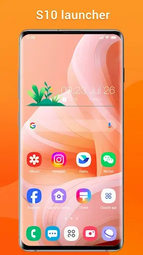 Скриншот 1 — Super S10 Launcher, Galaxy S10