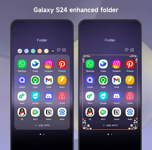 Скриншот 2 — Cool S24 Launcher Galaxy OneUI