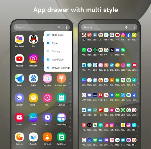 Скриншот 3 — Cool S24 Launcher Galaxy OneUI