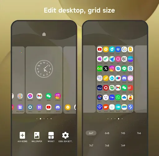 Скриншот 4 — Cool S24 Launcher Galaxy OneUI