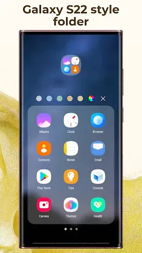 Скриншот 2 — Super S22 Launcher, Galaxy S22