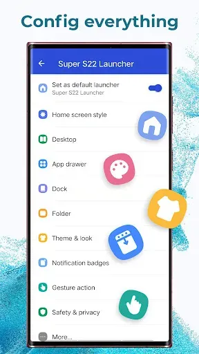 Скриншот 5 — Super S22 Launcher, Galaxy S22