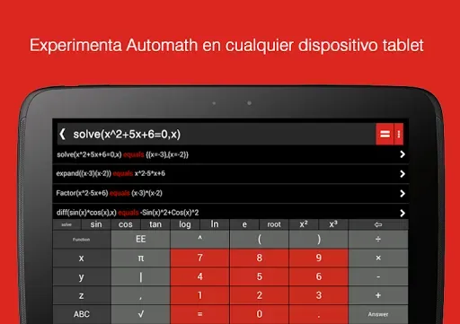 Скриншот 8 — Automath - фото калькулятор