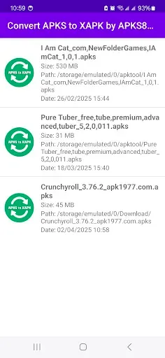Скриншот 5 — Convert APKS to XAPK by APKS82