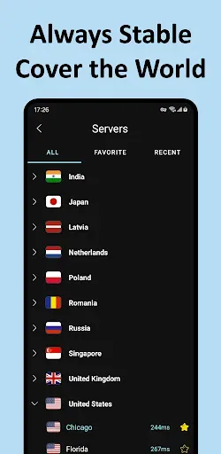 Скриншот 3 — T VPN: Unlimited Proxy Master