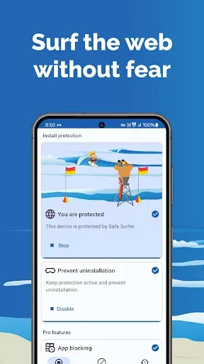 Скриншот 1 — Safe Surfer: Block Porn & Apps