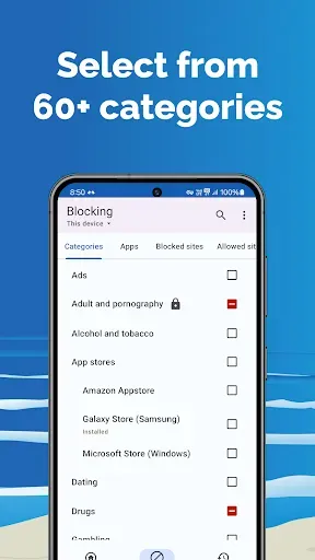 Скриншот 2 — Safe Surfer: Block Porn & Apps