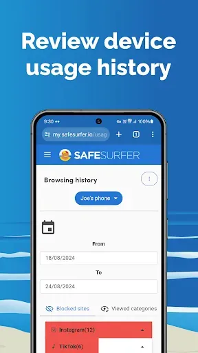 Скриншот 3 — Safe Surfer: Block Porn & Apps