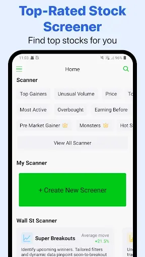 Скриншот 2 — Stock Screener - Stock Screens