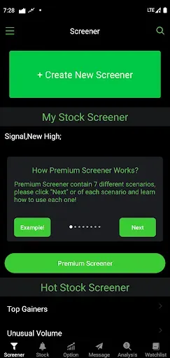 Скриншот 1 — Stock Scanner - Market Mover