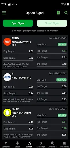 Скриншот 3 — Stock Scanner - Market Mover