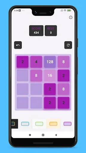 Скриншот 3 — 2048 - Flutter