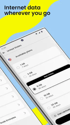 Скриншот 2 — Saily: Travel eSIM & Data