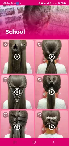 Скриншот 4 — Girls Hairstyle Step By Step