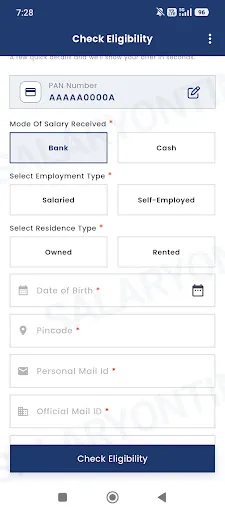 Скриншот 6 — SalaryOnTime:Personal Loan App