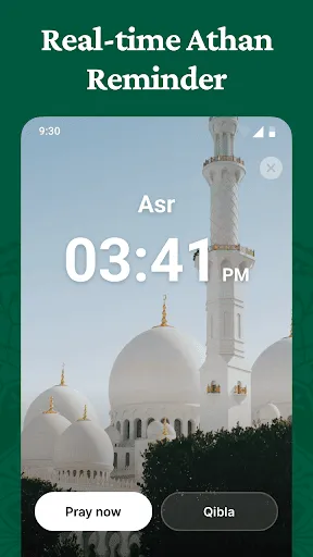 Скриншот 3 — Salati: Qibla Prayer Time Azan